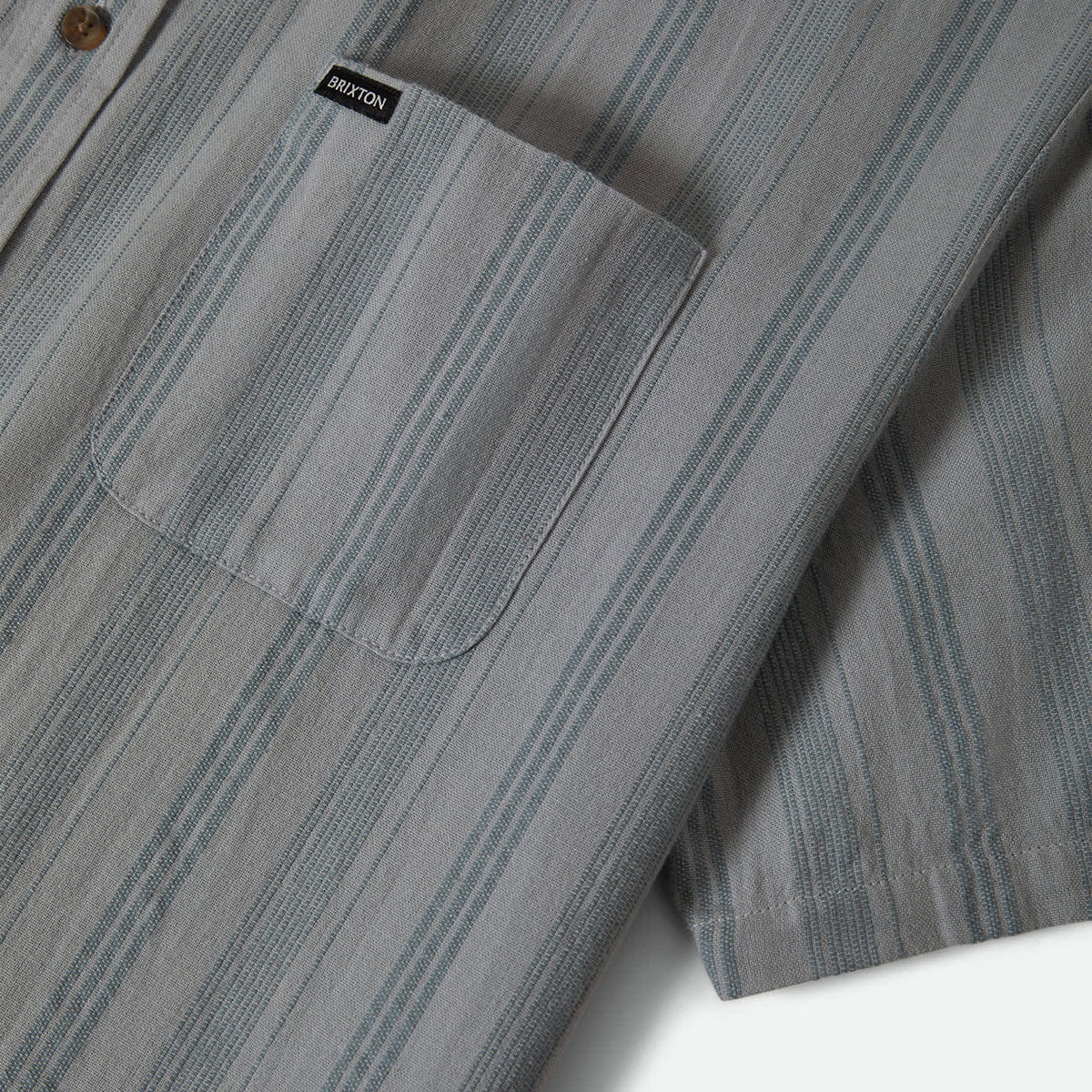 Brixton Cru Striped Dobby Shirt - Trooper image 3