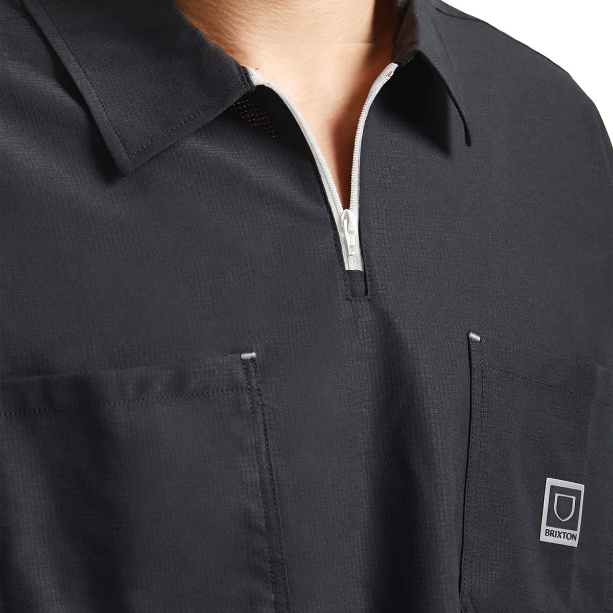 Brixton Journey Lightweight Shirt - Black image 4