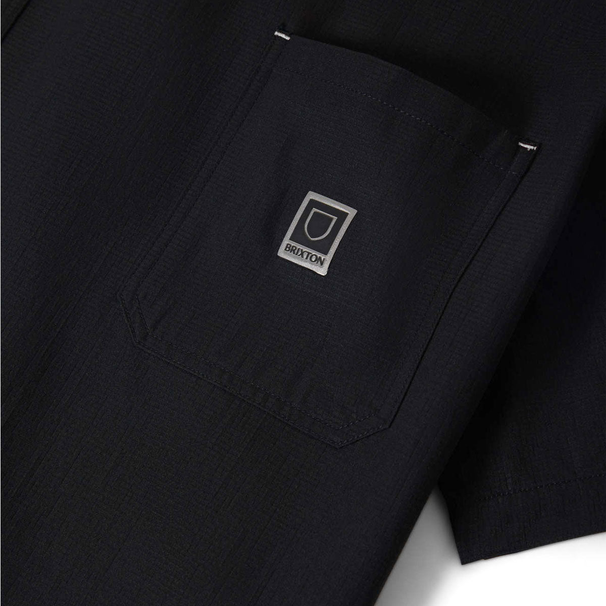 Brixton Journey Lightweight Shirt - Black image 5
