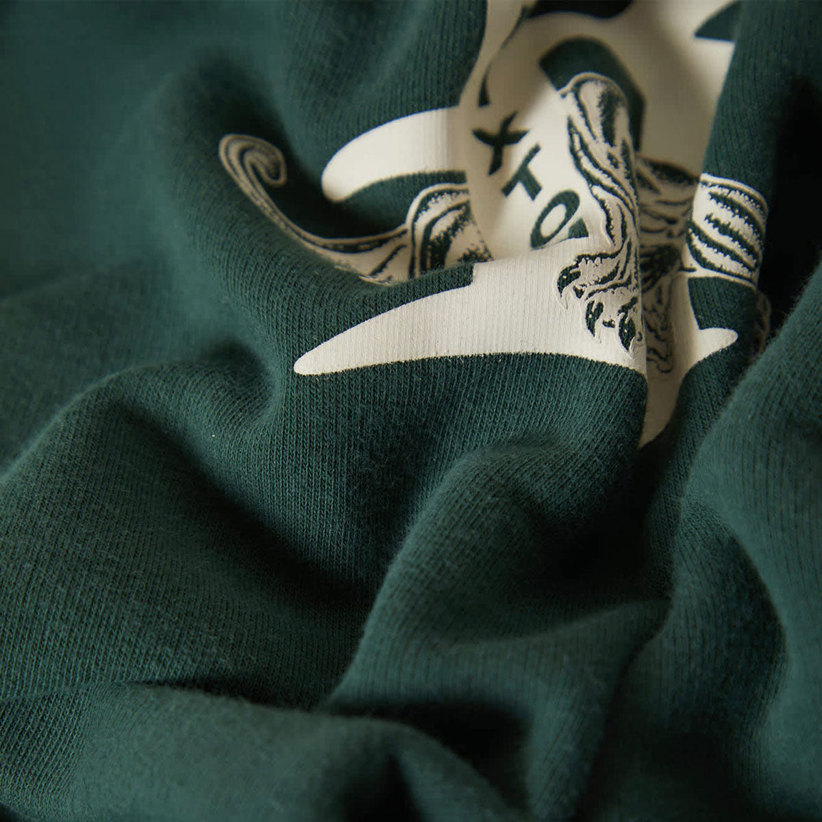Brixton Predator Relaxed Hoodie - Primal Green Worn Wash image 2