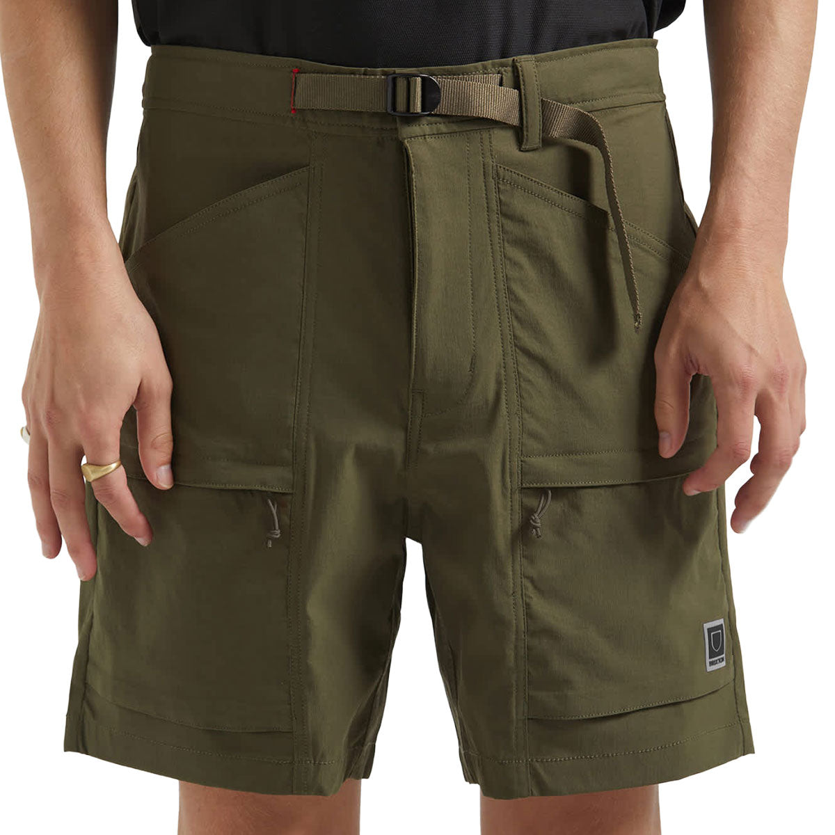 Brixton Journey Utility Shorts - Dark Olive image 4