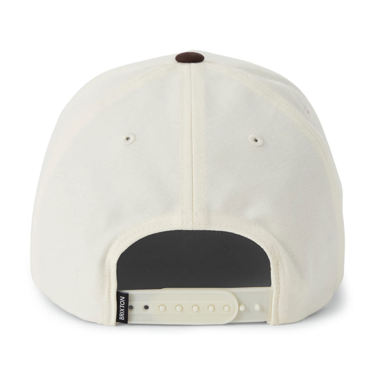 Brixton Forget The Cowboy Netplus MP Snapback Hat - Chocolate/Off White image 2