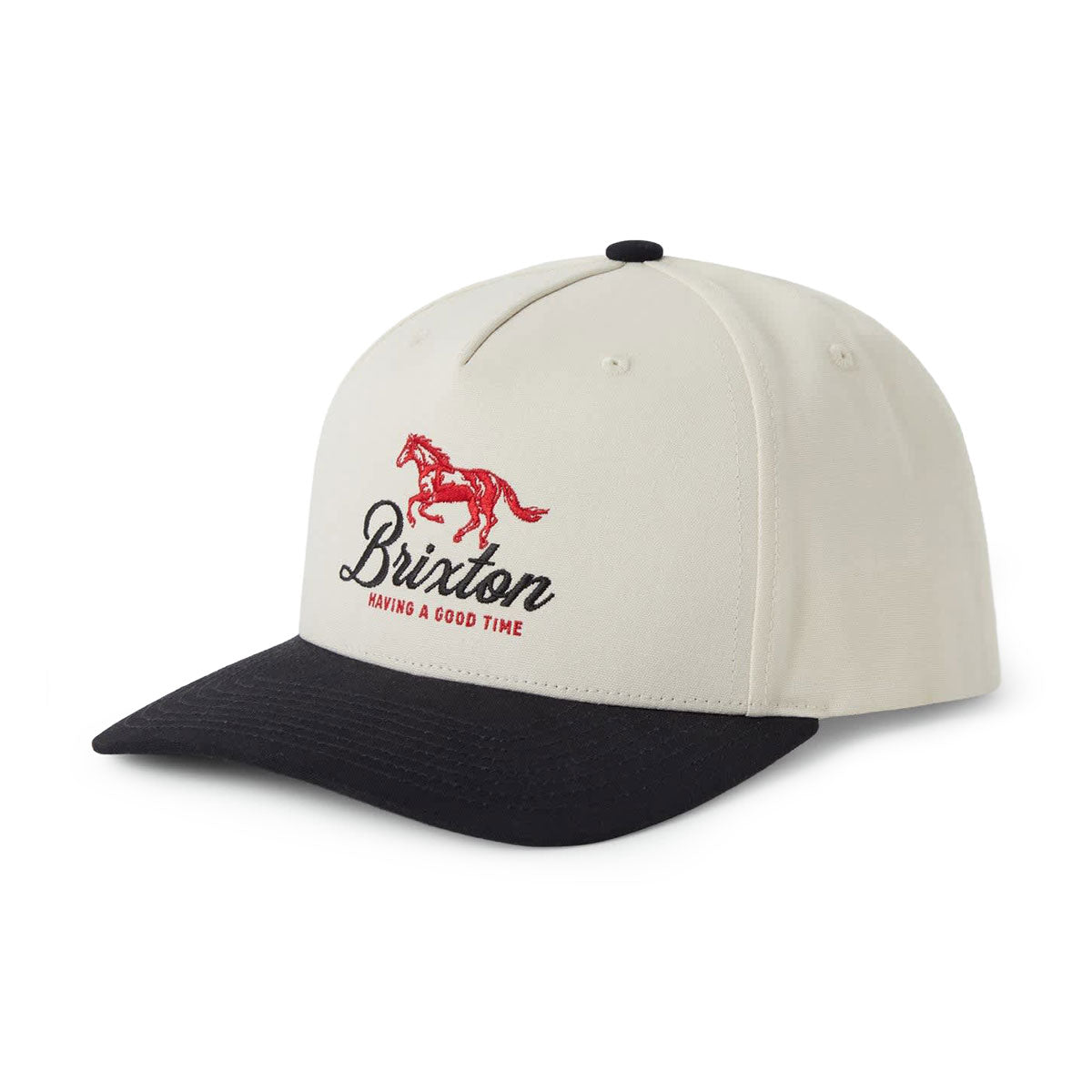 Brixton Good Times C Mp Snapback Hat - Black/Whitecap image 1