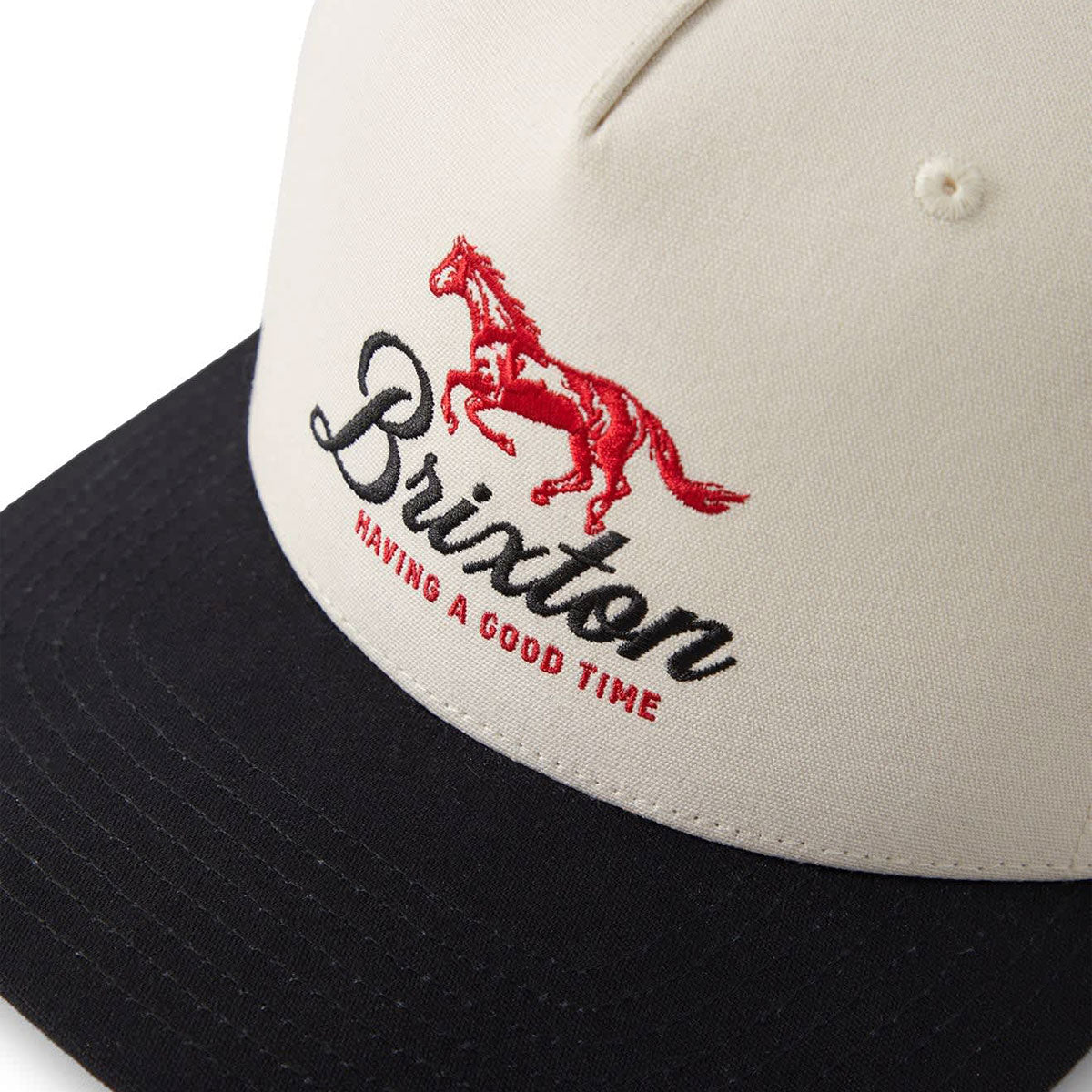 Brixton Good Times C Mp Snapback Hat - Black/Whitecap image 3