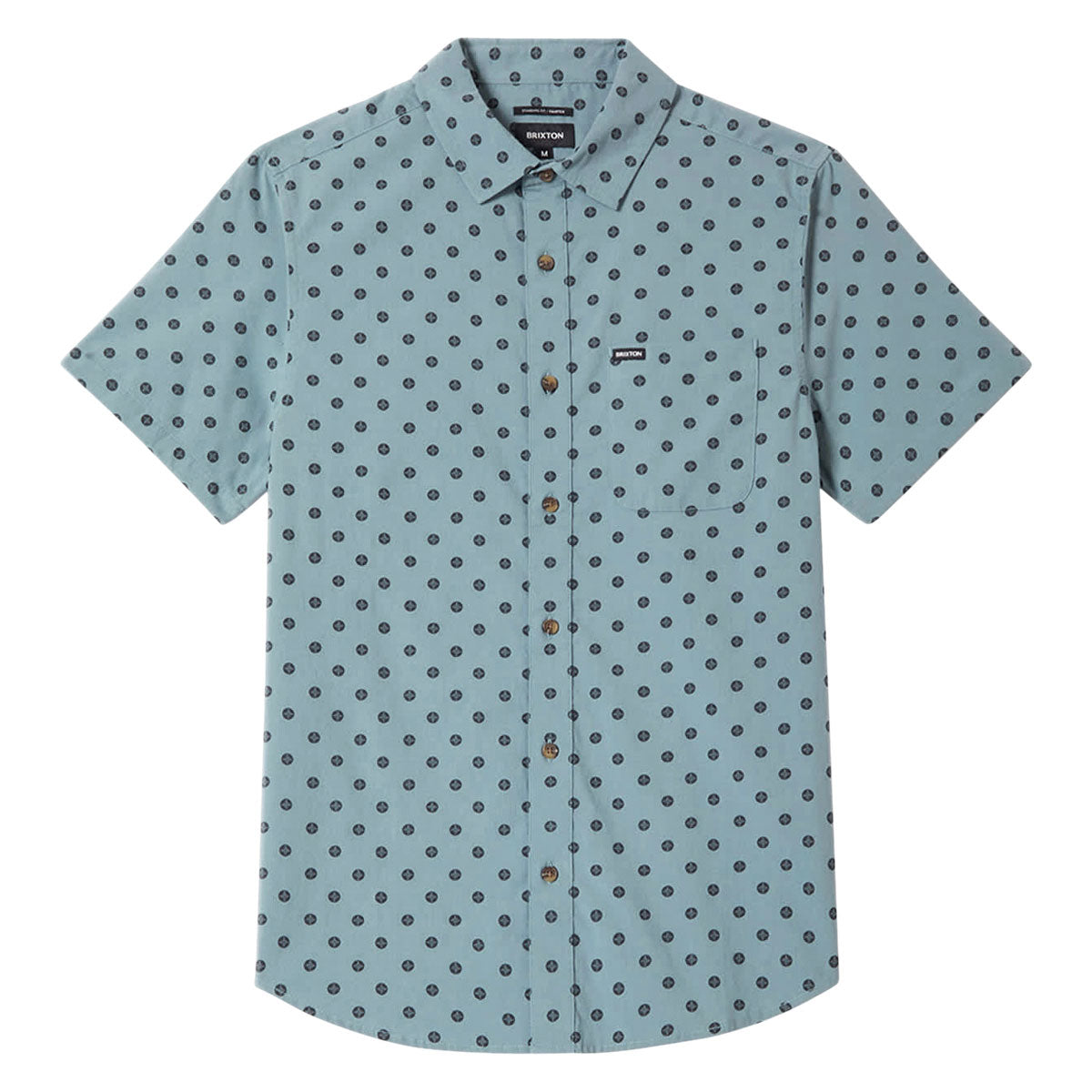 Brixton Charter Print Shirt - Micro Street Tile image 3