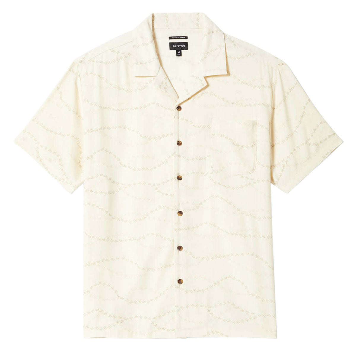 Brixton Bunker Slub Shirt - Whitecap/Black Swallows image 4