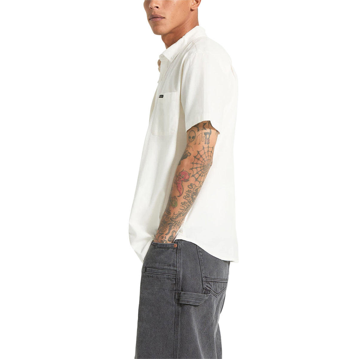 Brixton Sanford Oxford Shirt - Off White image 4