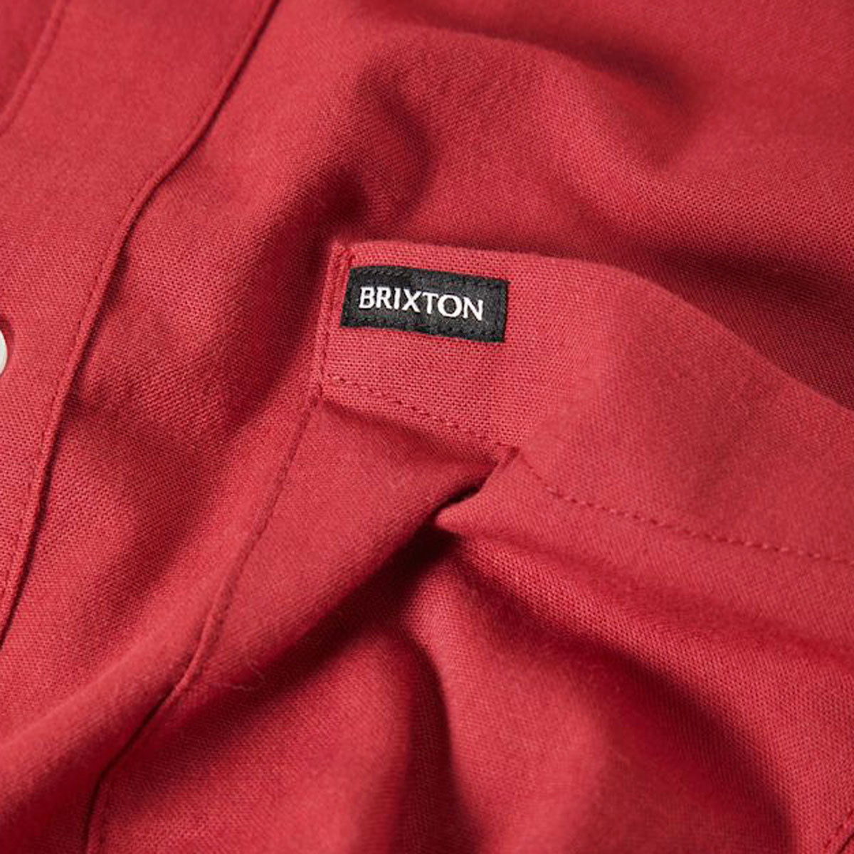 Brixton Sanford Oxford Shirt - Robust Red image 2