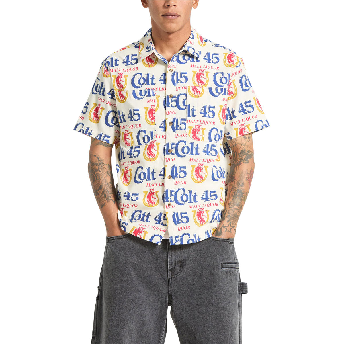 Brixton x Colt 45 Shirt - Multi image 1