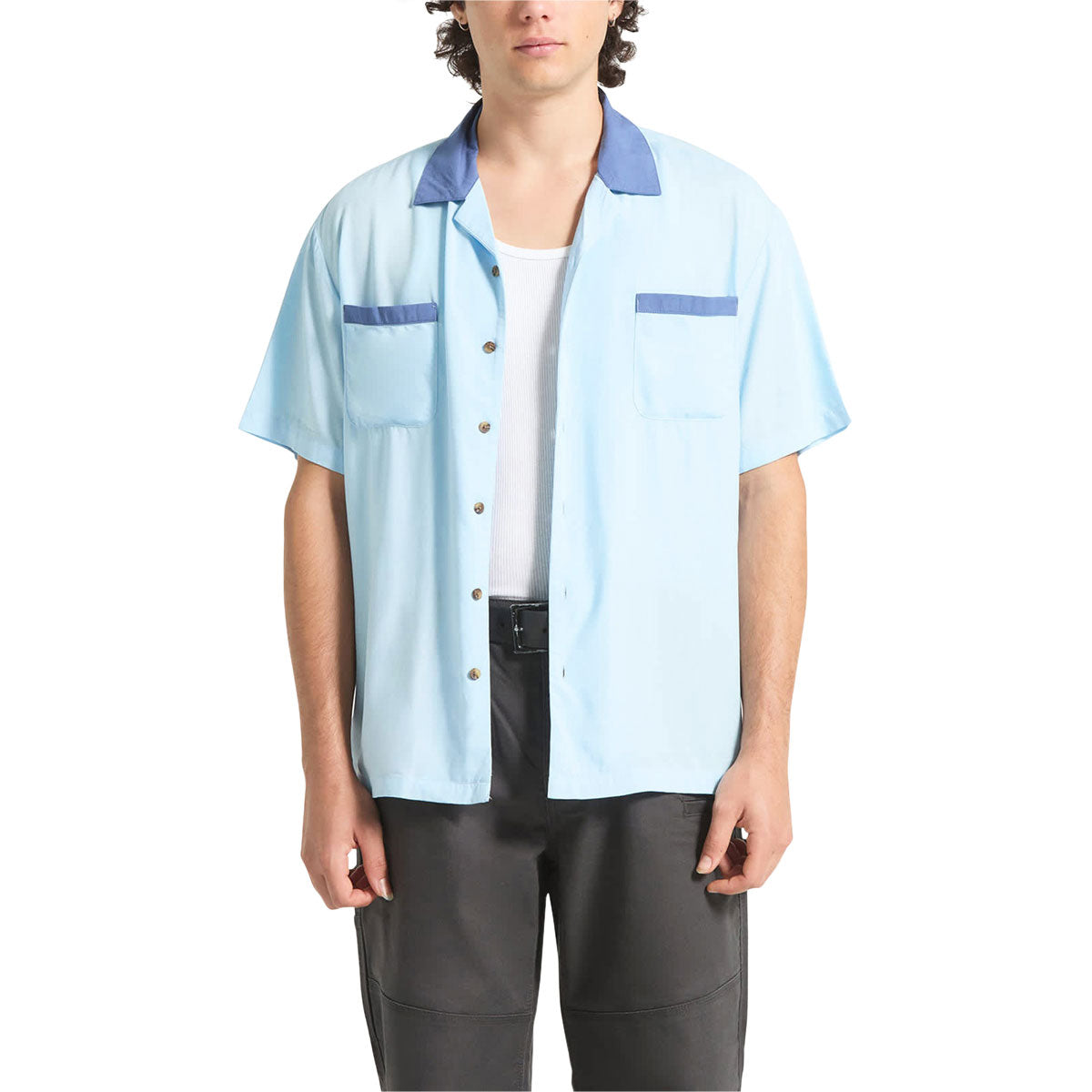 Brixton Lafayette Shirt - Blue Aura image 2