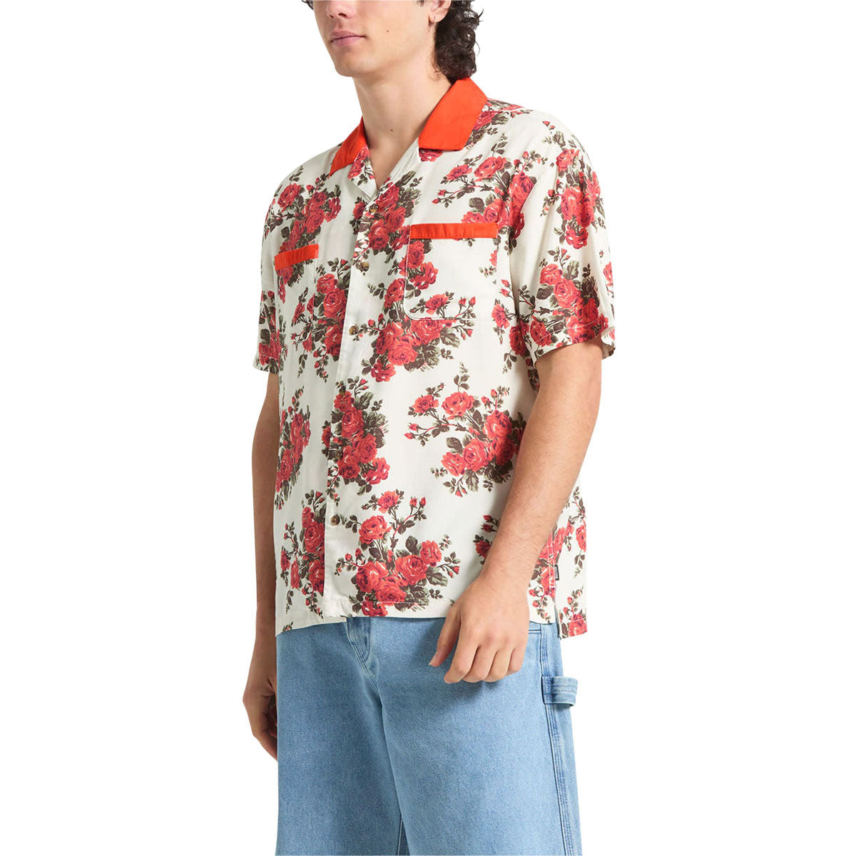 Brixton Lafayette Shirt - Rose Bud image 2