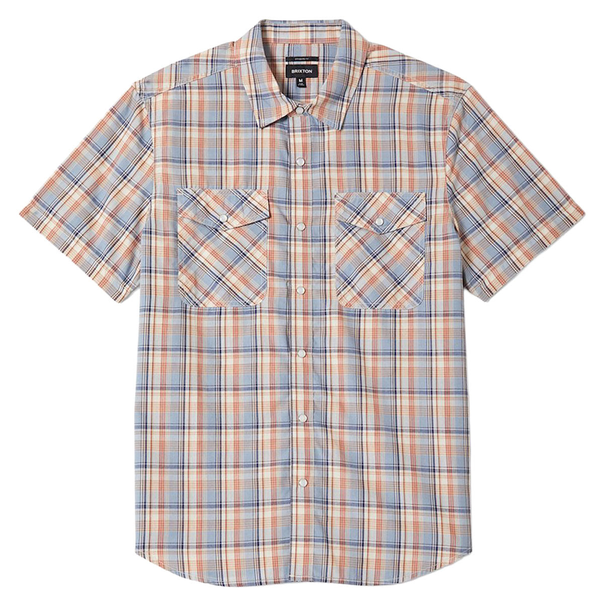 Brixton The Breezy Wayne Shirt - Blue Multi Plaid image 1