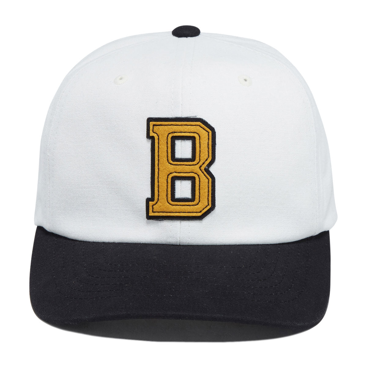 Brixton Big B Mp Hat - Off White/Black/Mustard image 2