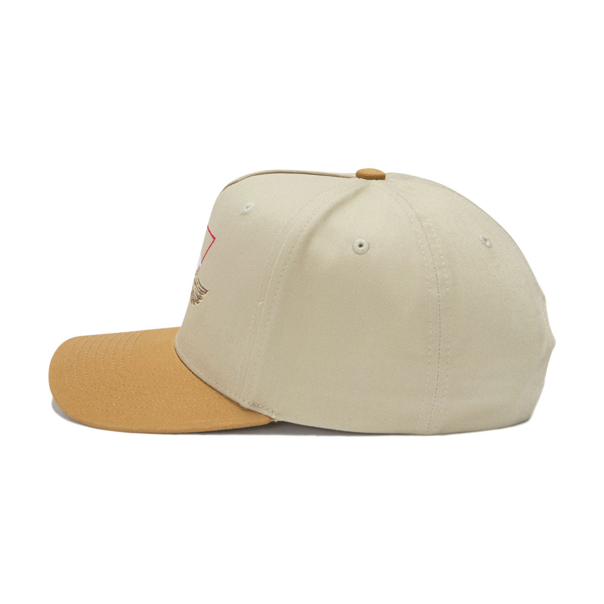 Brixton Opal C Np Mp Snapback Hat - Sand/Dark Khaki image 4
