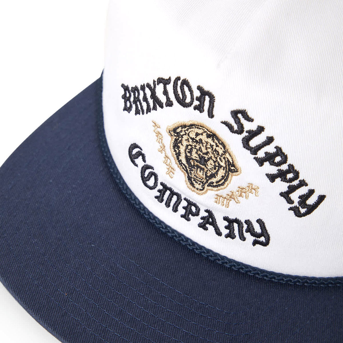 Brixton Morado Mp Snapback Hat - Midnight Blue/White image 3