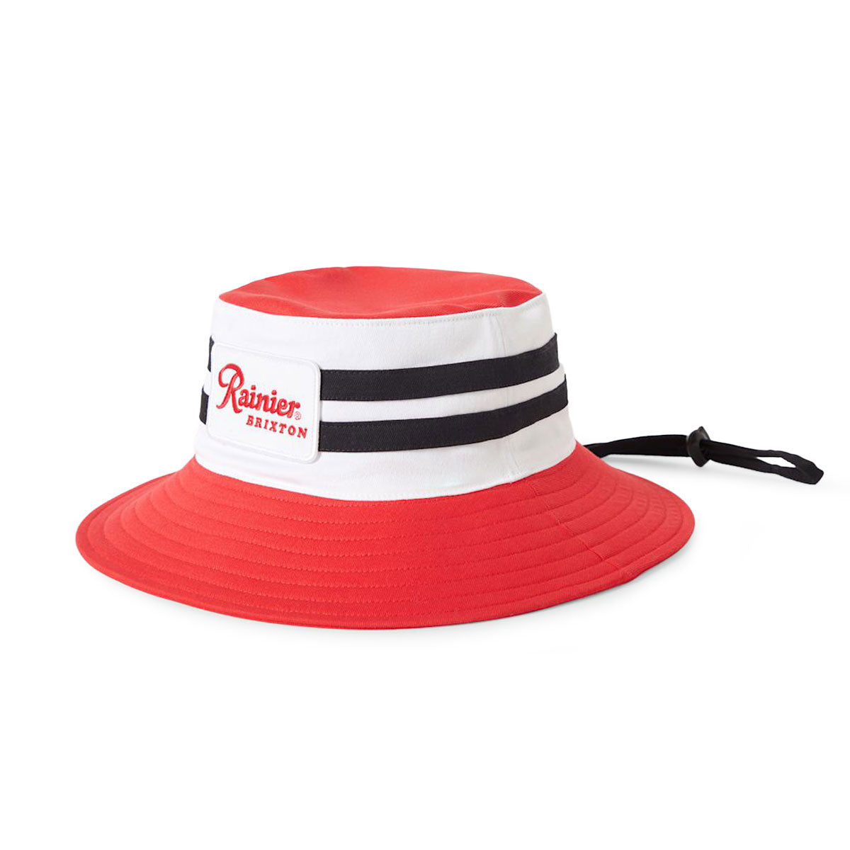 Brixton x Rainier Brixton Boonie Hat - Natural/Red image 1