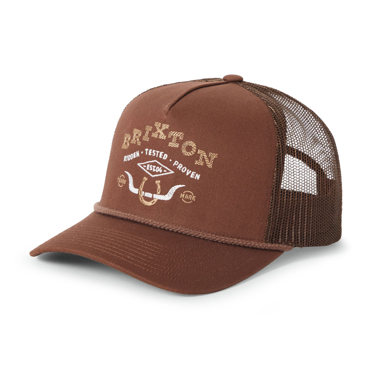 Brixton Beekman C Np Mp Trucker Hat - Brown/Brown image 1
