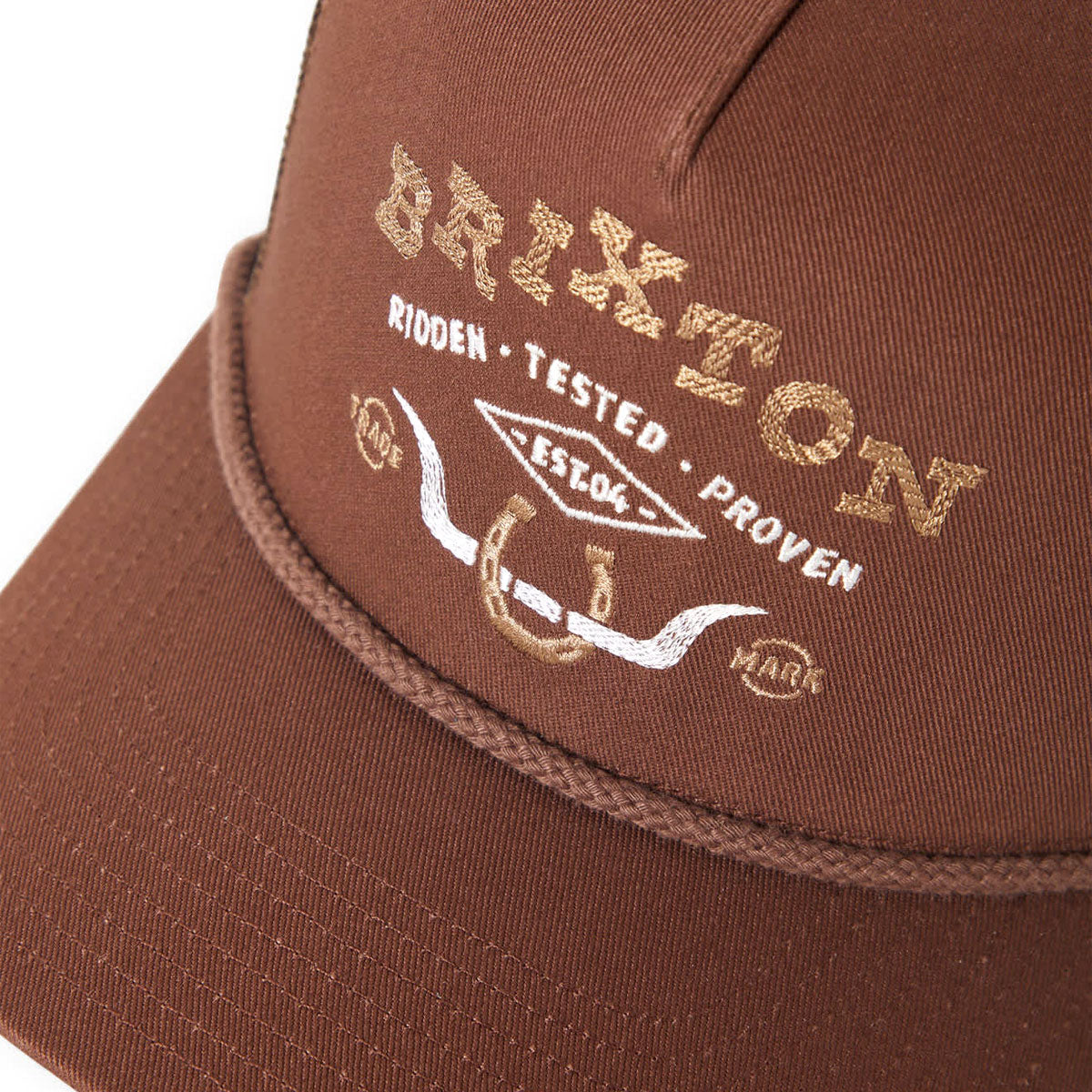 Brixton Beekman C Np Mp Trucker Hat - Brown/Brown image 3