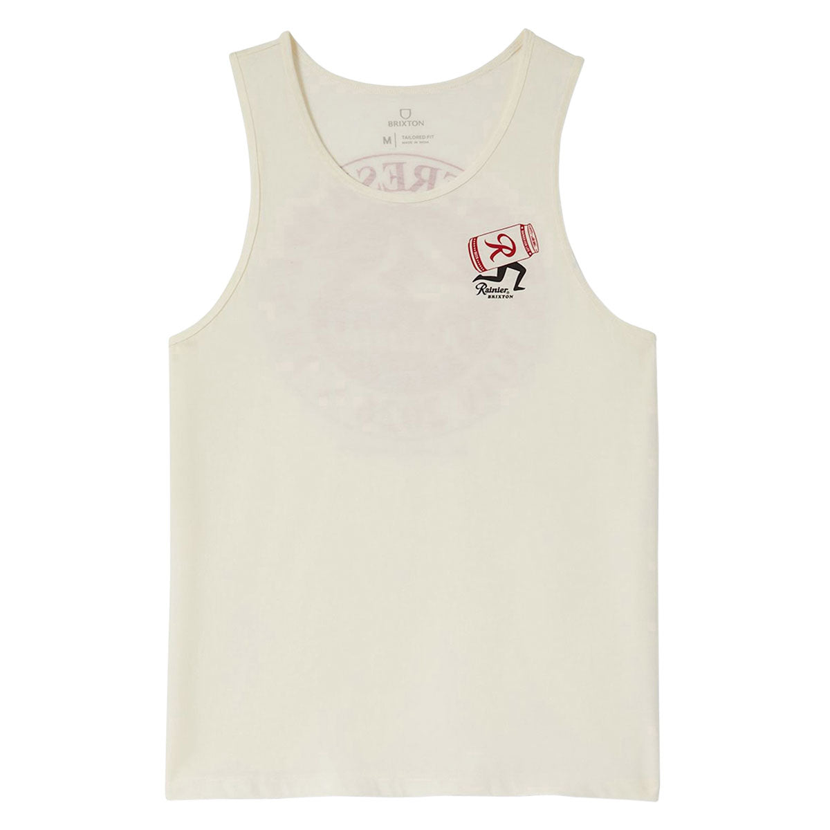 Brixton x Rainier Beer Run Tank Top - Natural image 2