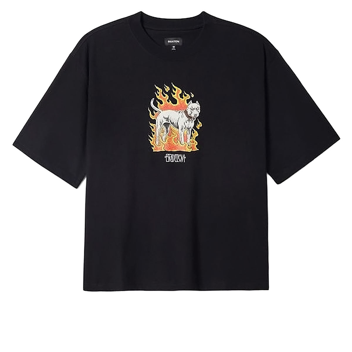 Brixton Wilshre Boxed Crop T-Shirt - Black image 1