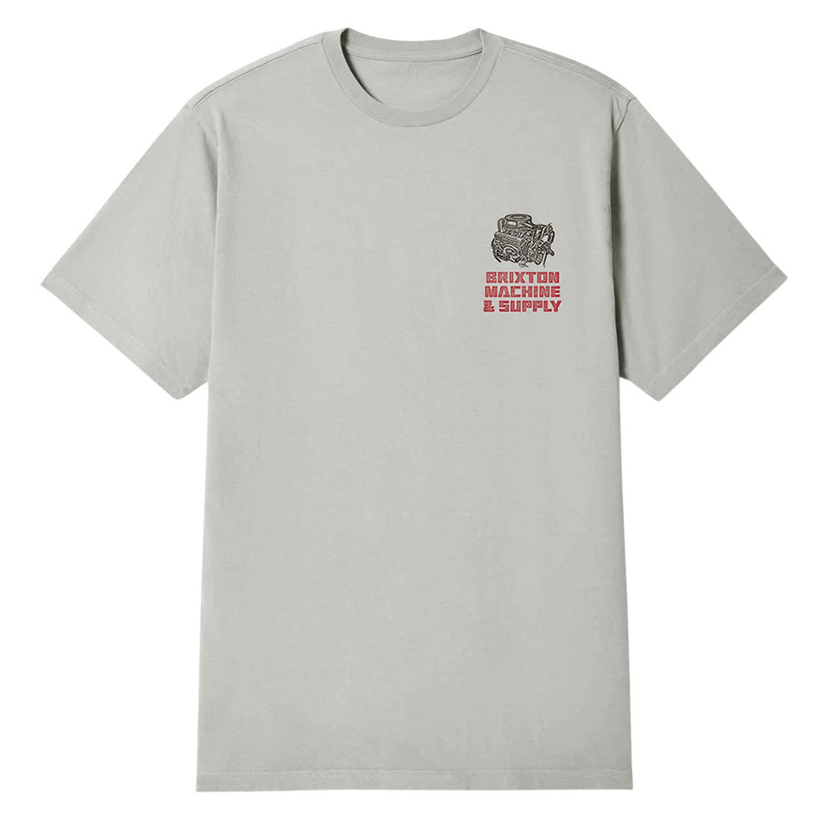 Brixton Machine T-Shirt - Pebble Stone Worn Wash image 2