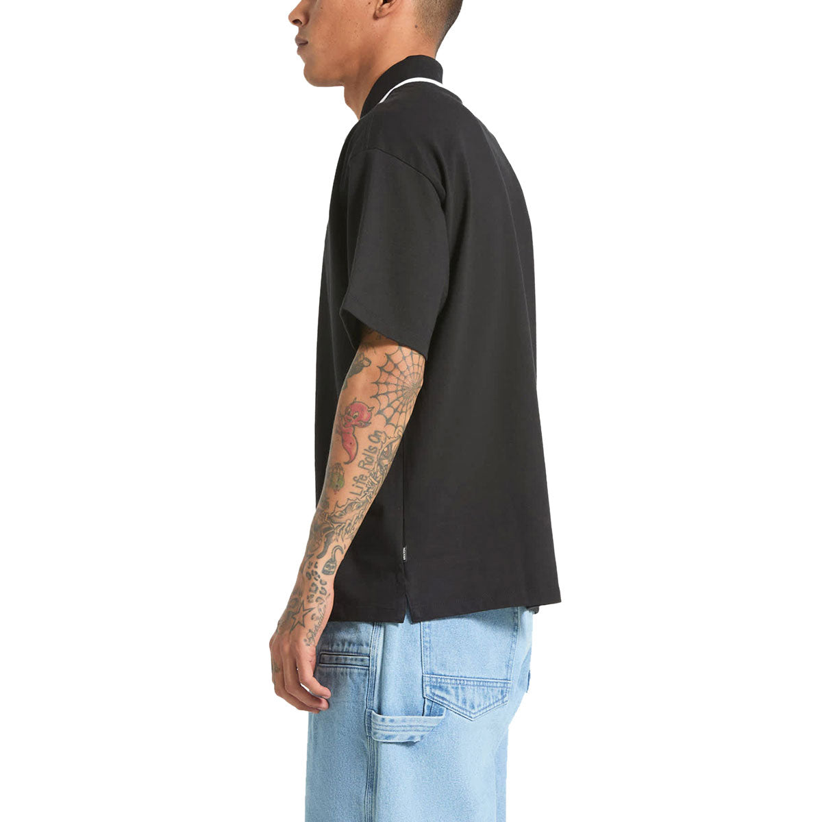 Brixton Anton Polo Shirt - Black image 5