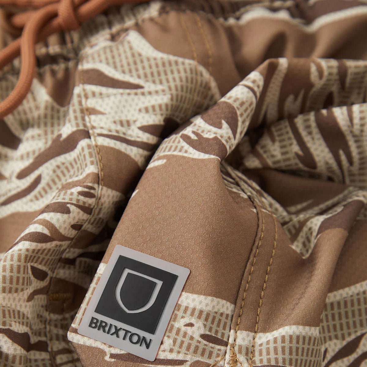 Brixton Journey Active Shorts - Desert Tiger Camo image 5