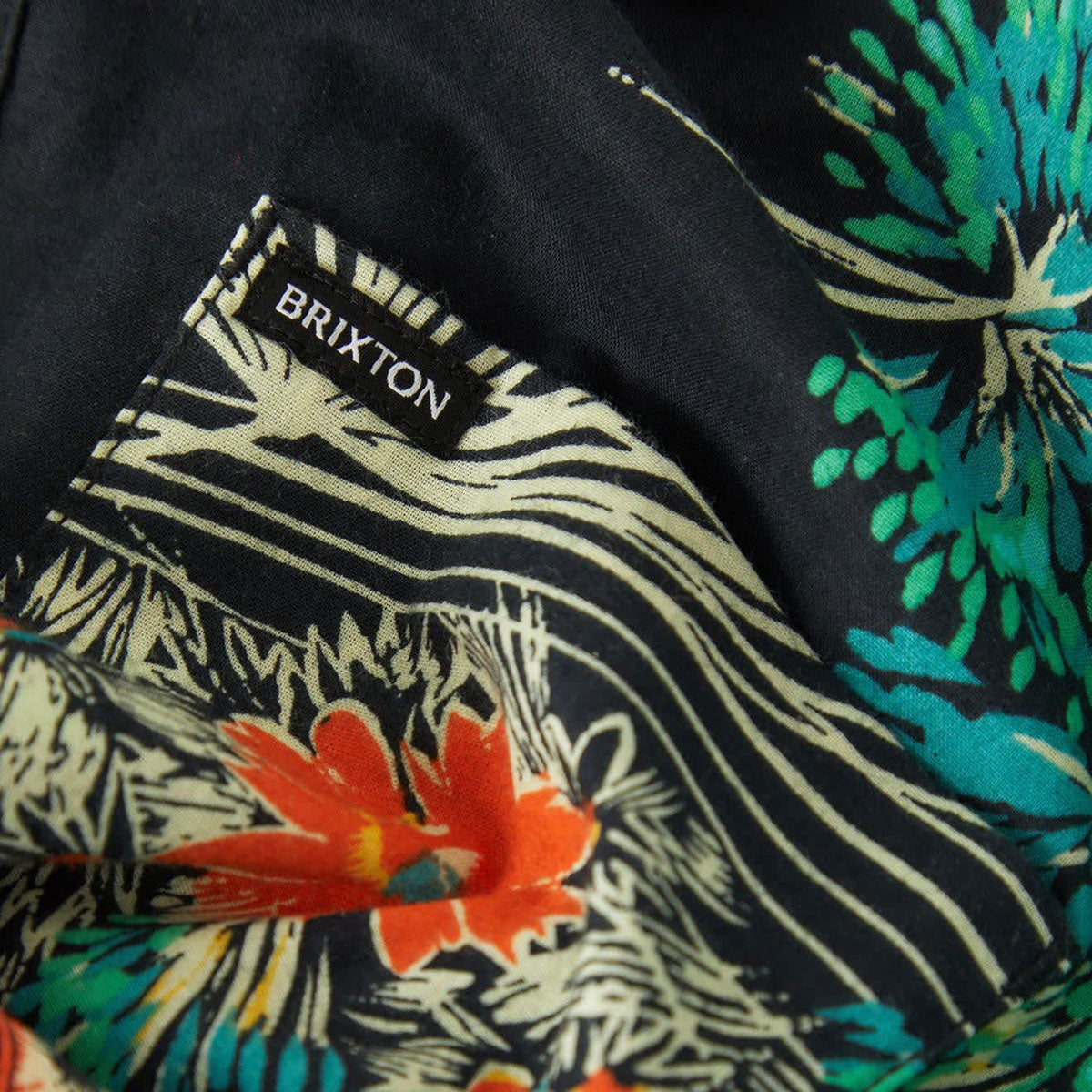 Brixton Charter Print Shirt - Black/Floral image 4