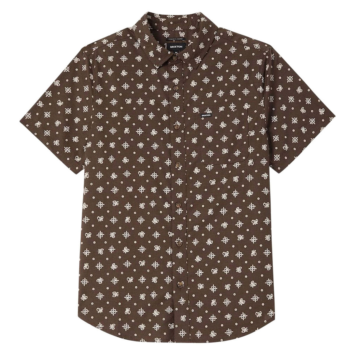 Brixton Charter Print Shirt - Walnut Brown Bandana image 1