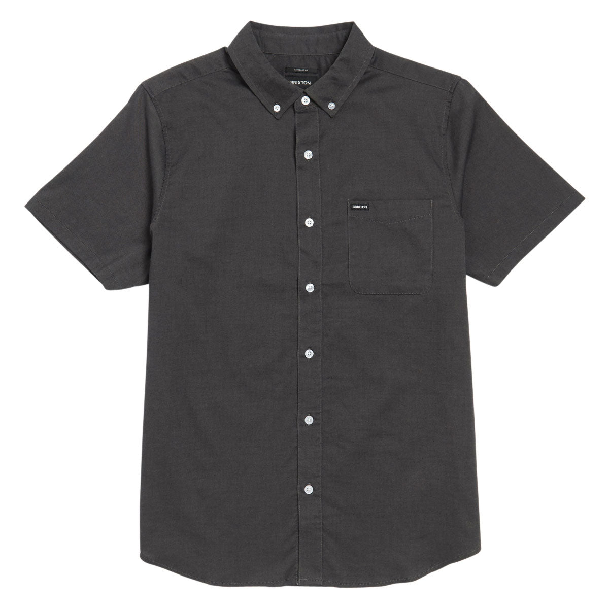 Brixton Sanford Oxford Shirt - Charcoal image 1