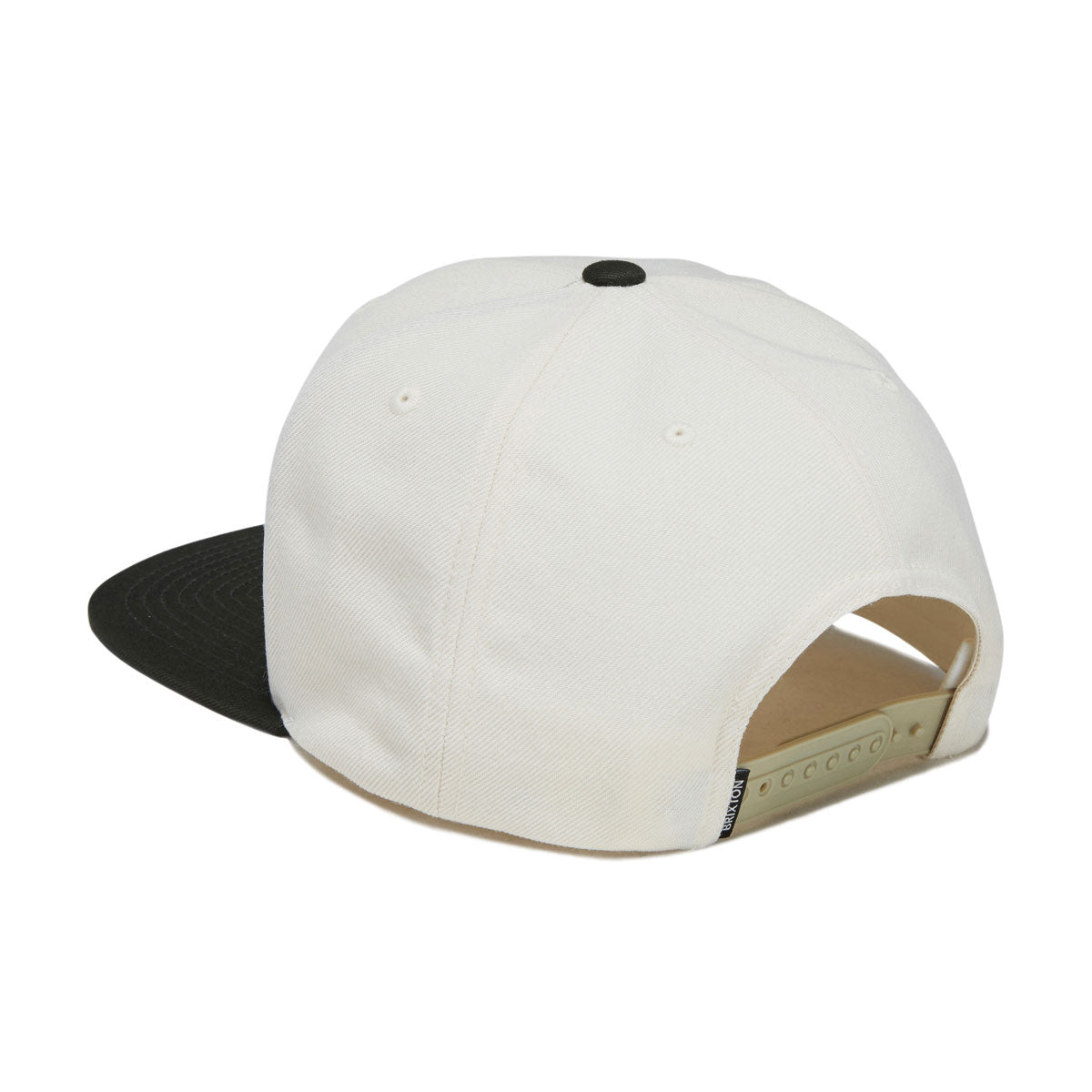 Brixton Oath III Snapback Hat - Wax Paper/Dark Olive image 2