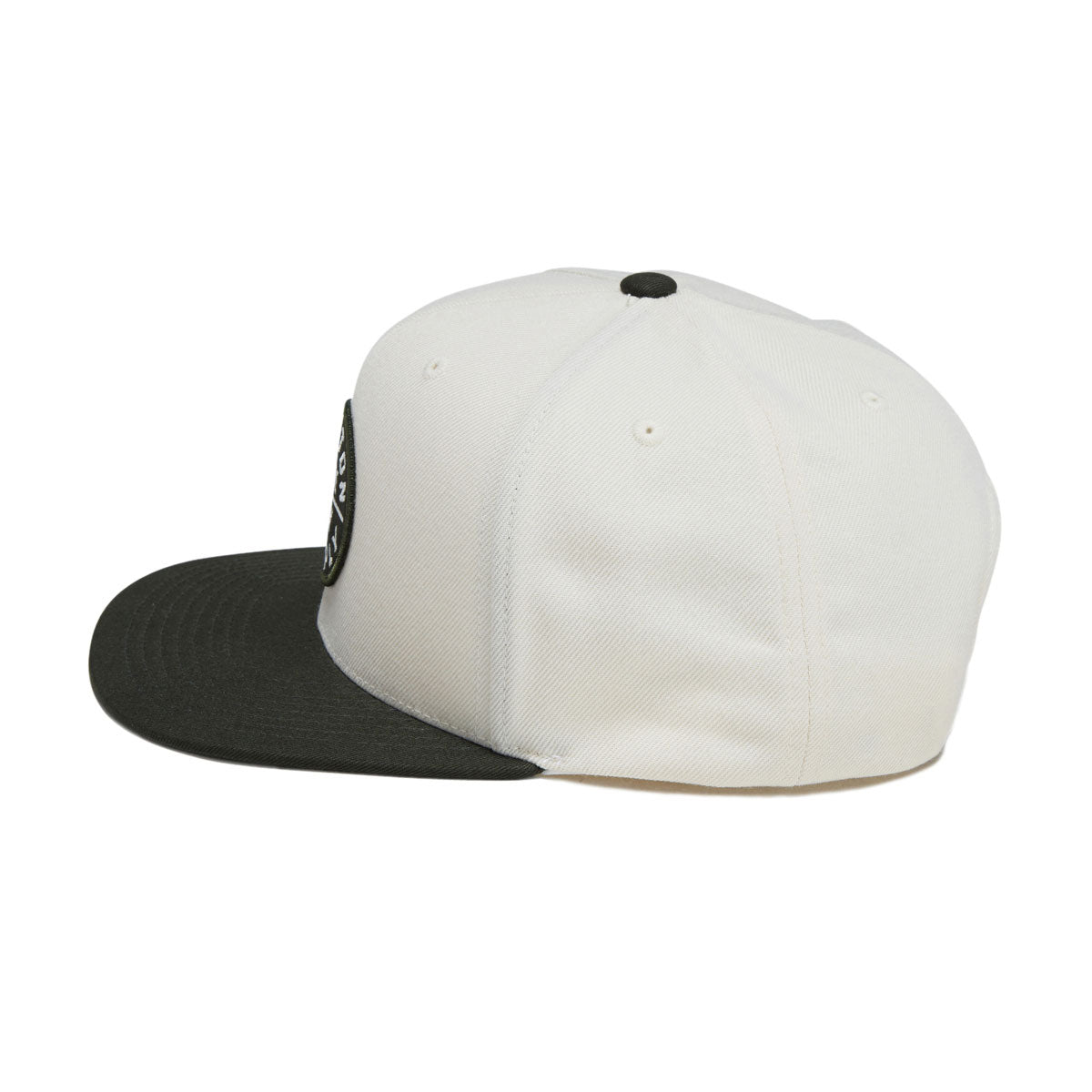 Brixton Oath III Snapback Hat - Wax Paper/Dark Olive image 3