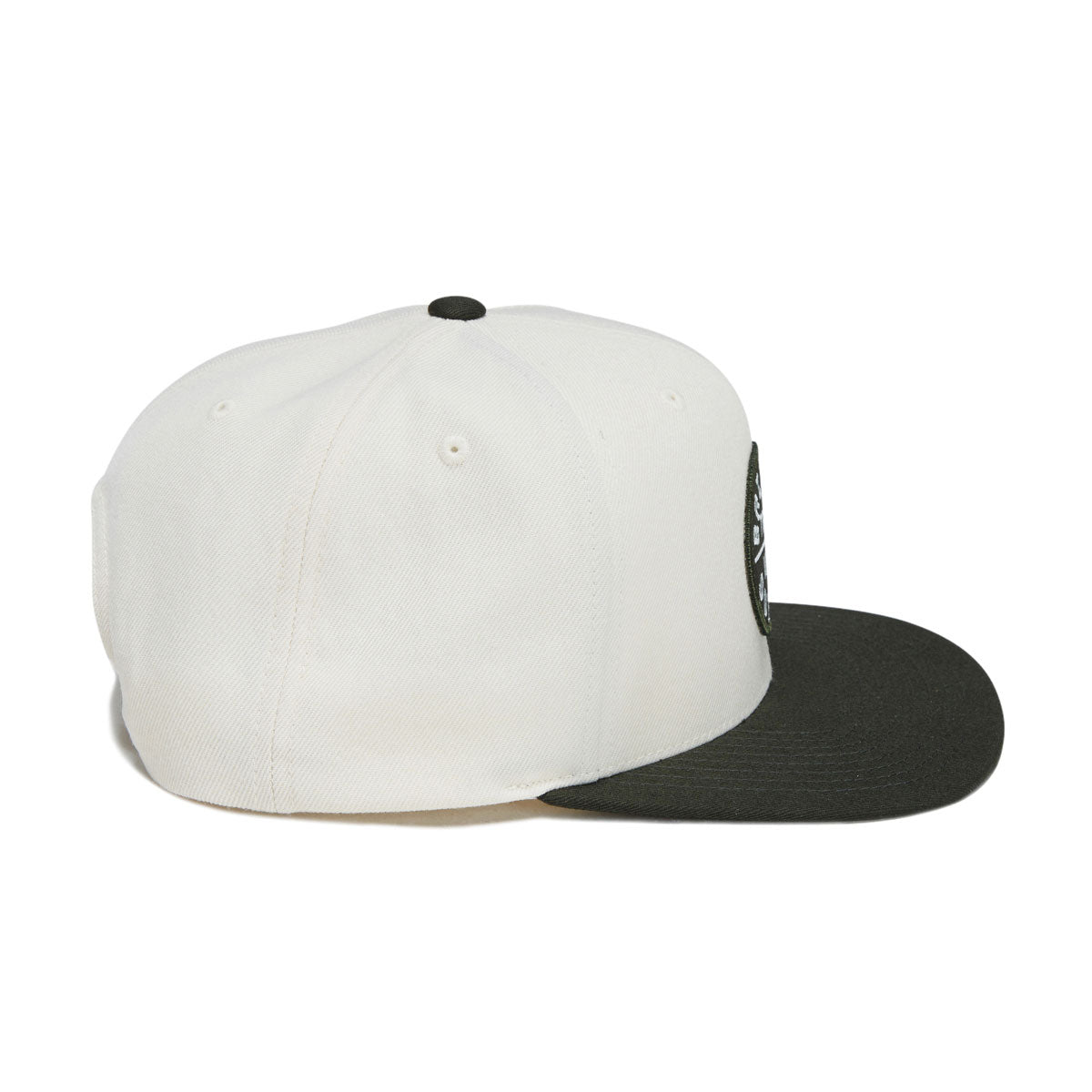 Brixton Oath III Snapback Hat - Wax Paper/Dark Olive image 4