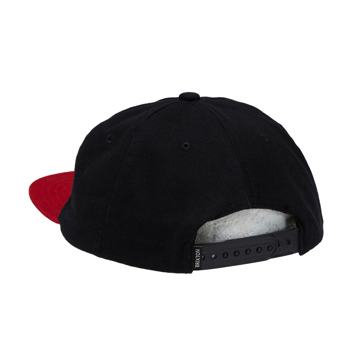 Brixton Blocked Snapback Hat - Black/Red image 2