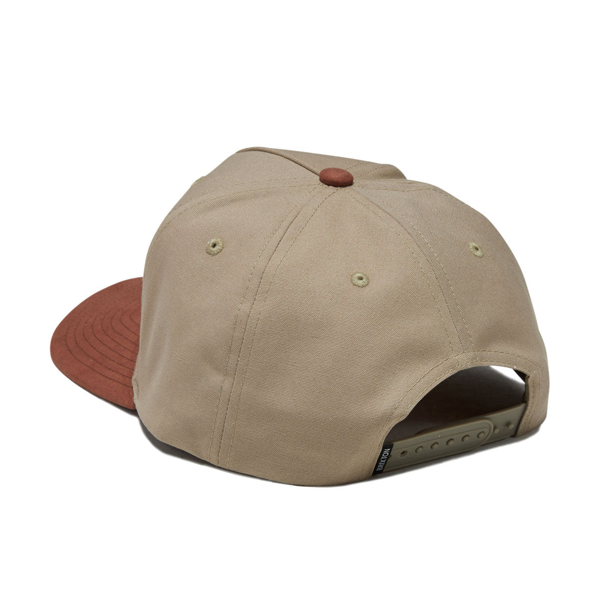 Brixton Fraser Snapback Hat - Olive Stone image 2