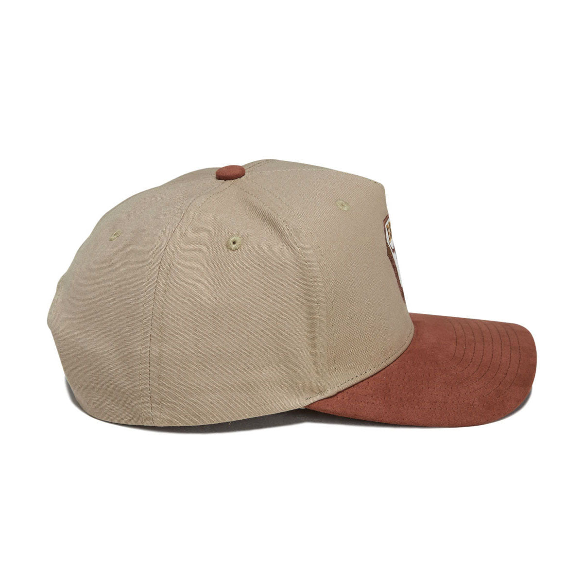Brixton Fraser Snapback Hat - Olive Stone image 4