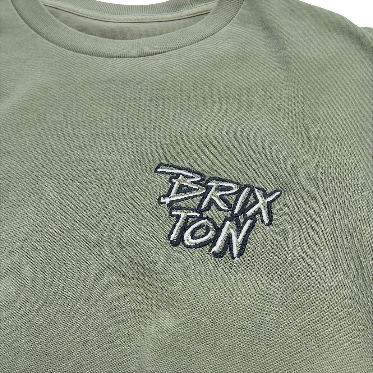 Brixton Rockton T-Shirt - Olive Surplus Worn Wash image 3