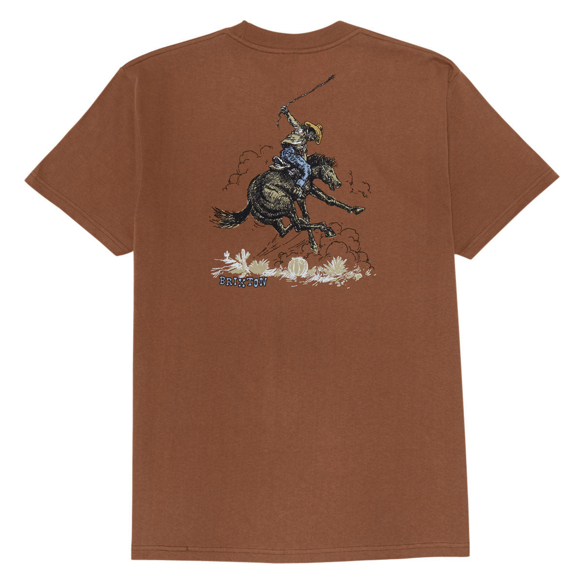 Brixton Stirrup T-Shirt - Brown Sugar image 1