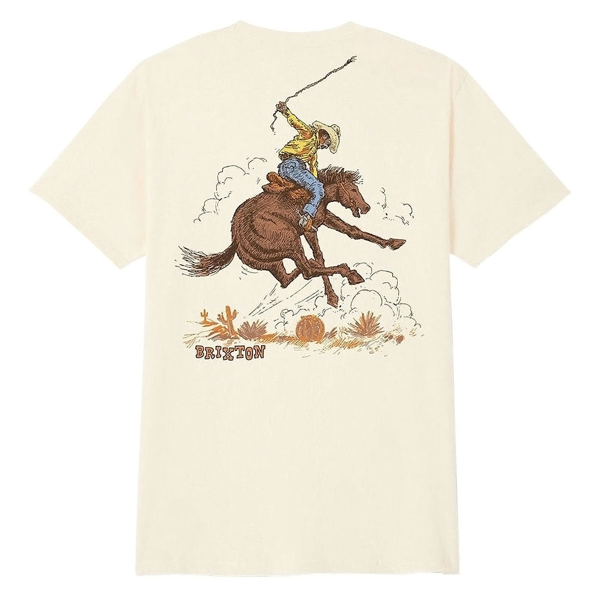 Brixton Stirrup T-Shirt - Cream image 1