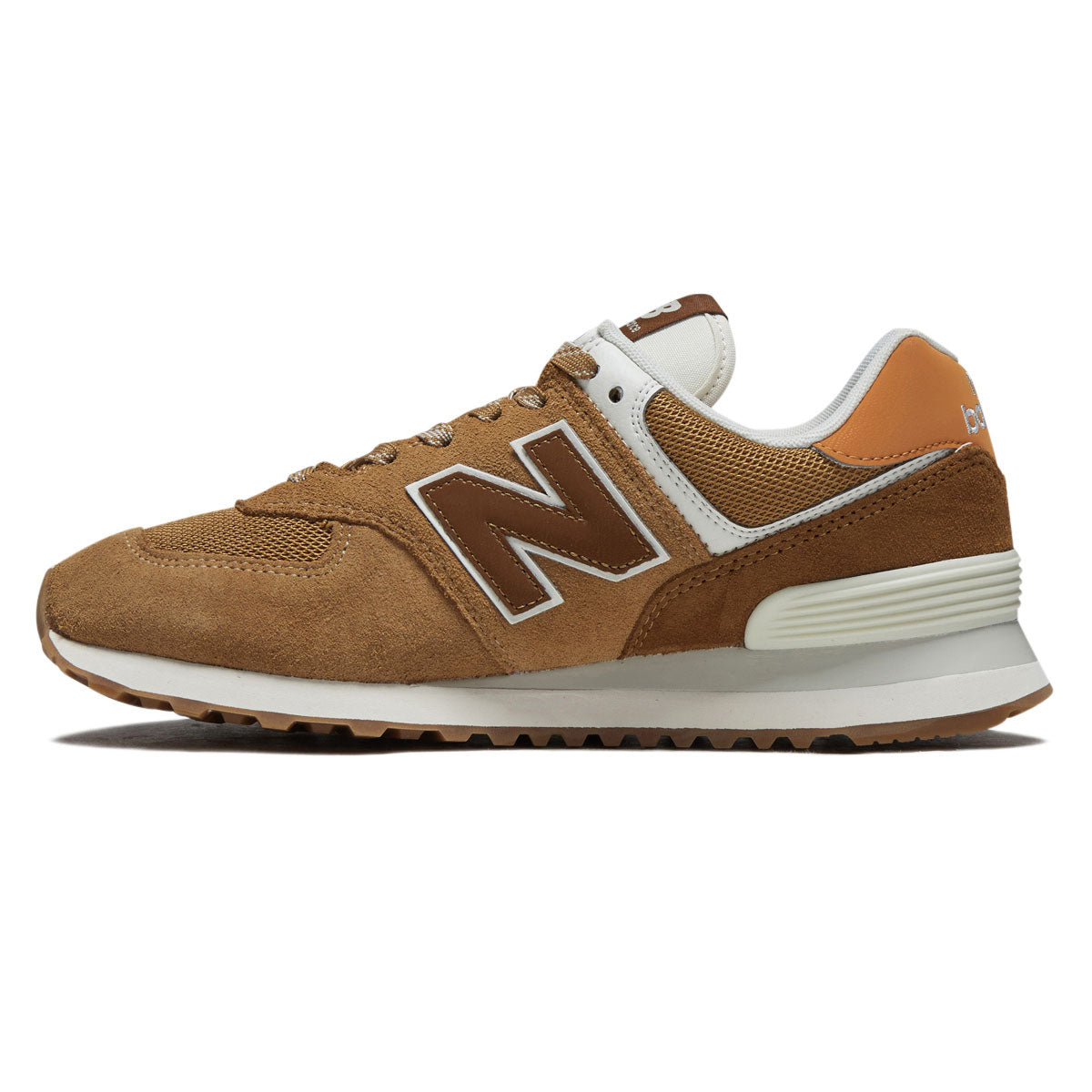 New Balance Womens 574 Shoes - Stucco/Breakfast Tea image 2