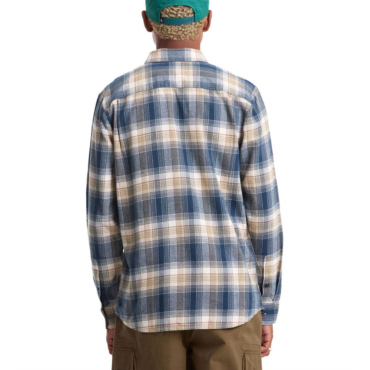 Volcom Caden Plaid Long Sleeve Shirt - Dirty White image 2