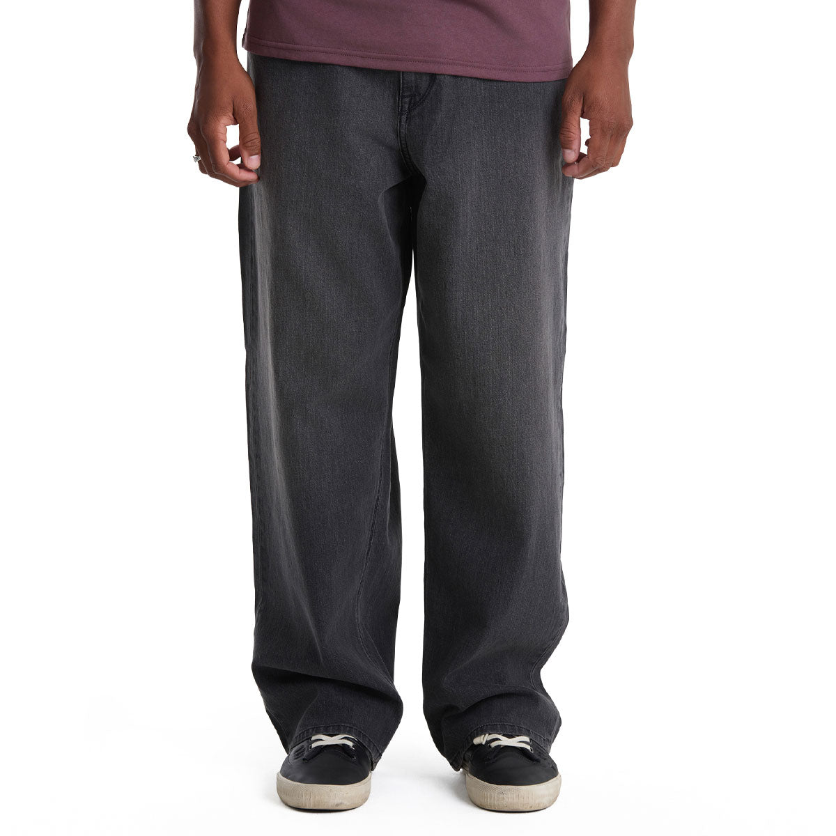 Volcom Chillow Denim Jeans - Black Grey image 1