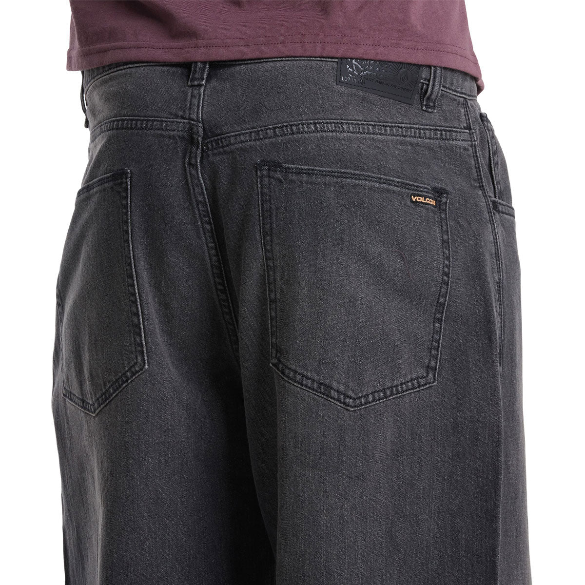 Volcom Chillow Denim Jeans - Black Grey image 4