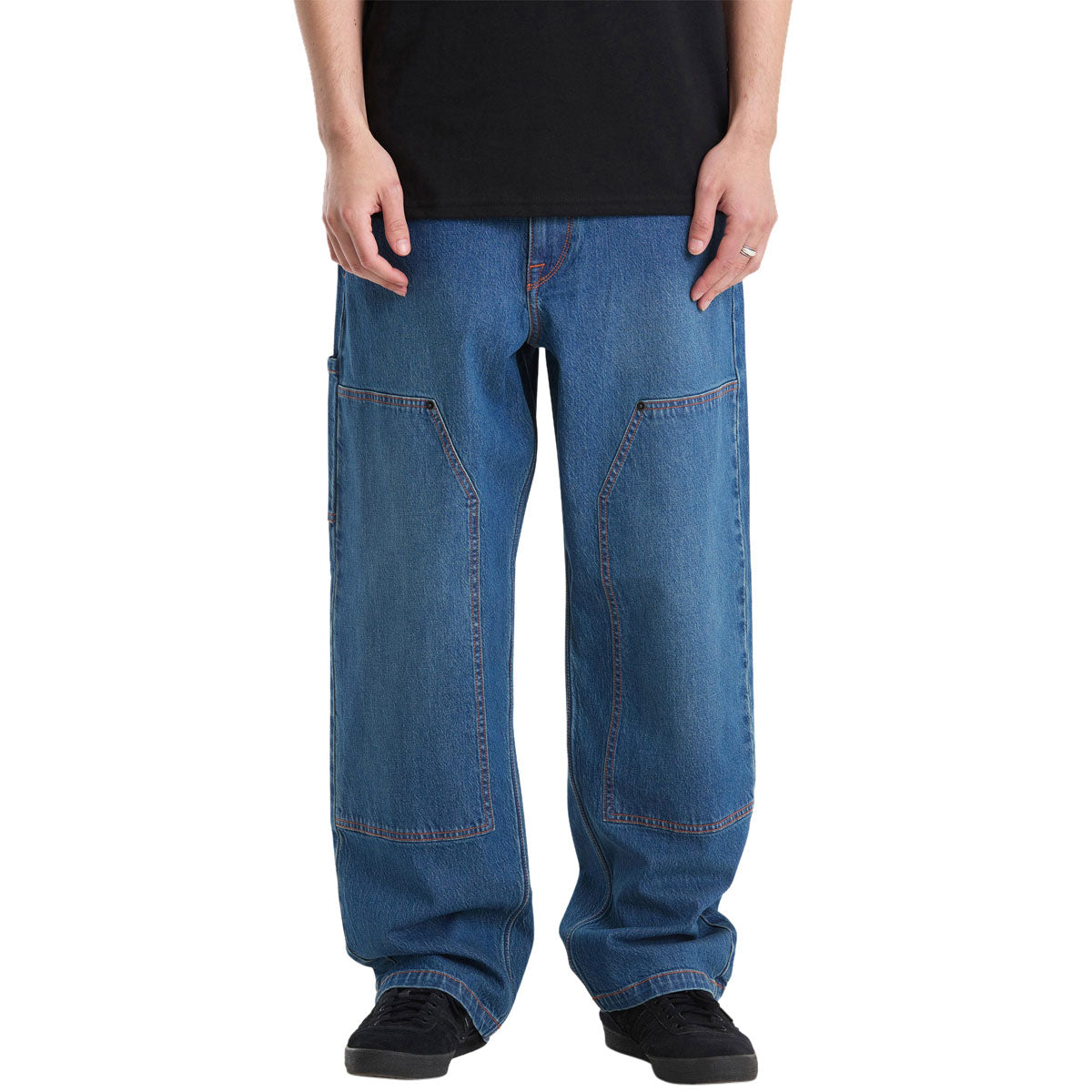 Volcom Work Carpenter Denim Jeans - Park Blue image 1
