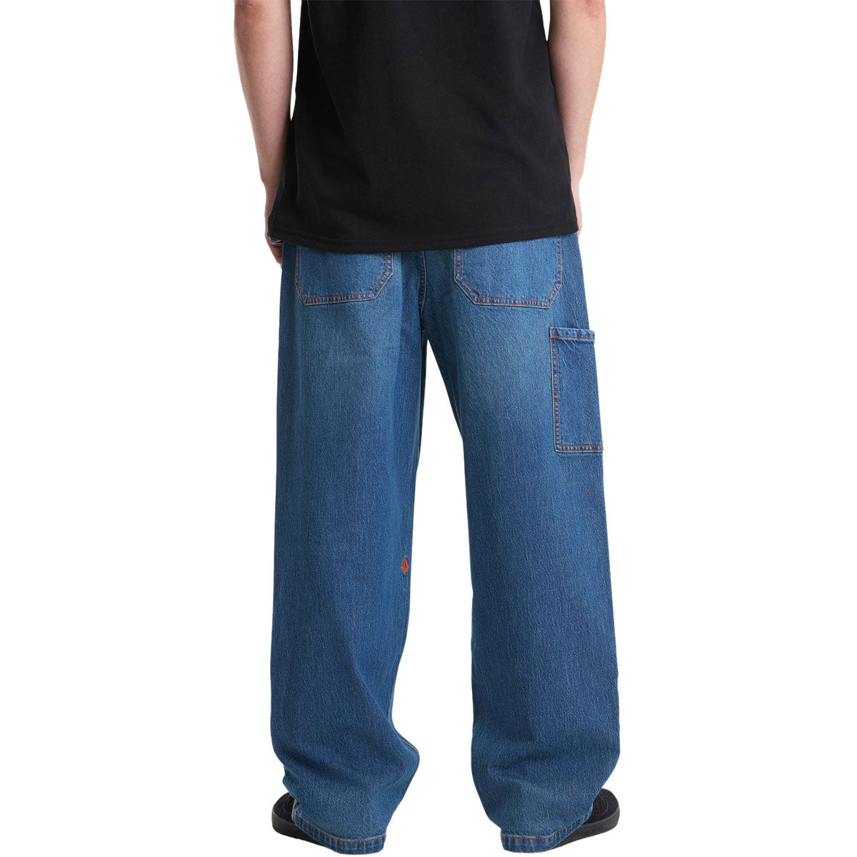 Volcom Work Carpenter Denim Jeans - Park Blue image 2