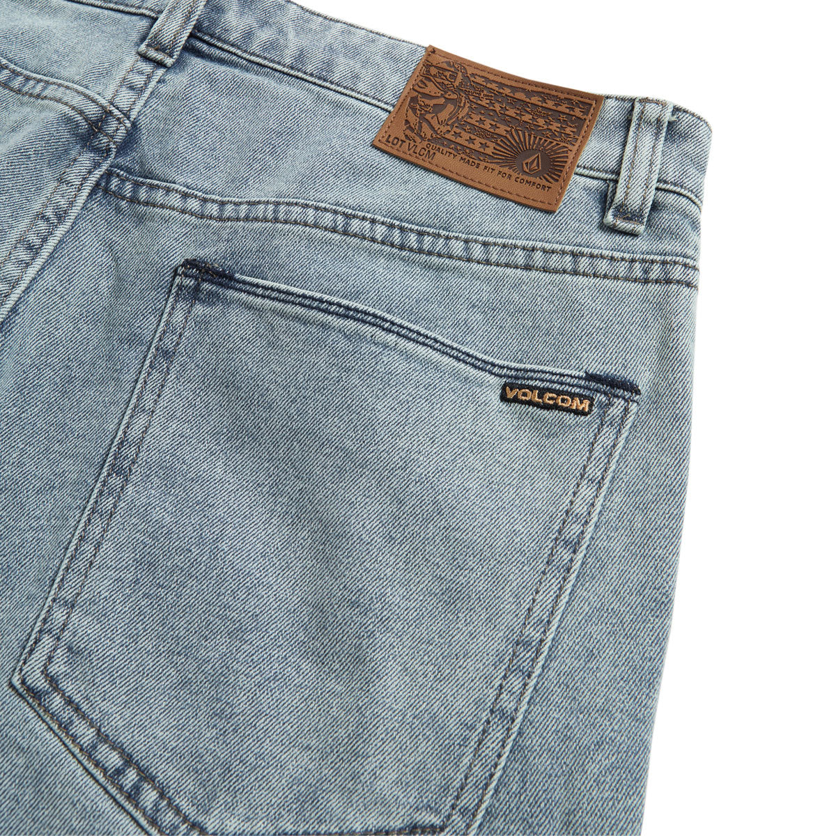 Volcom Solver Denim Jeans - Dust Bowl Indigo image 3
