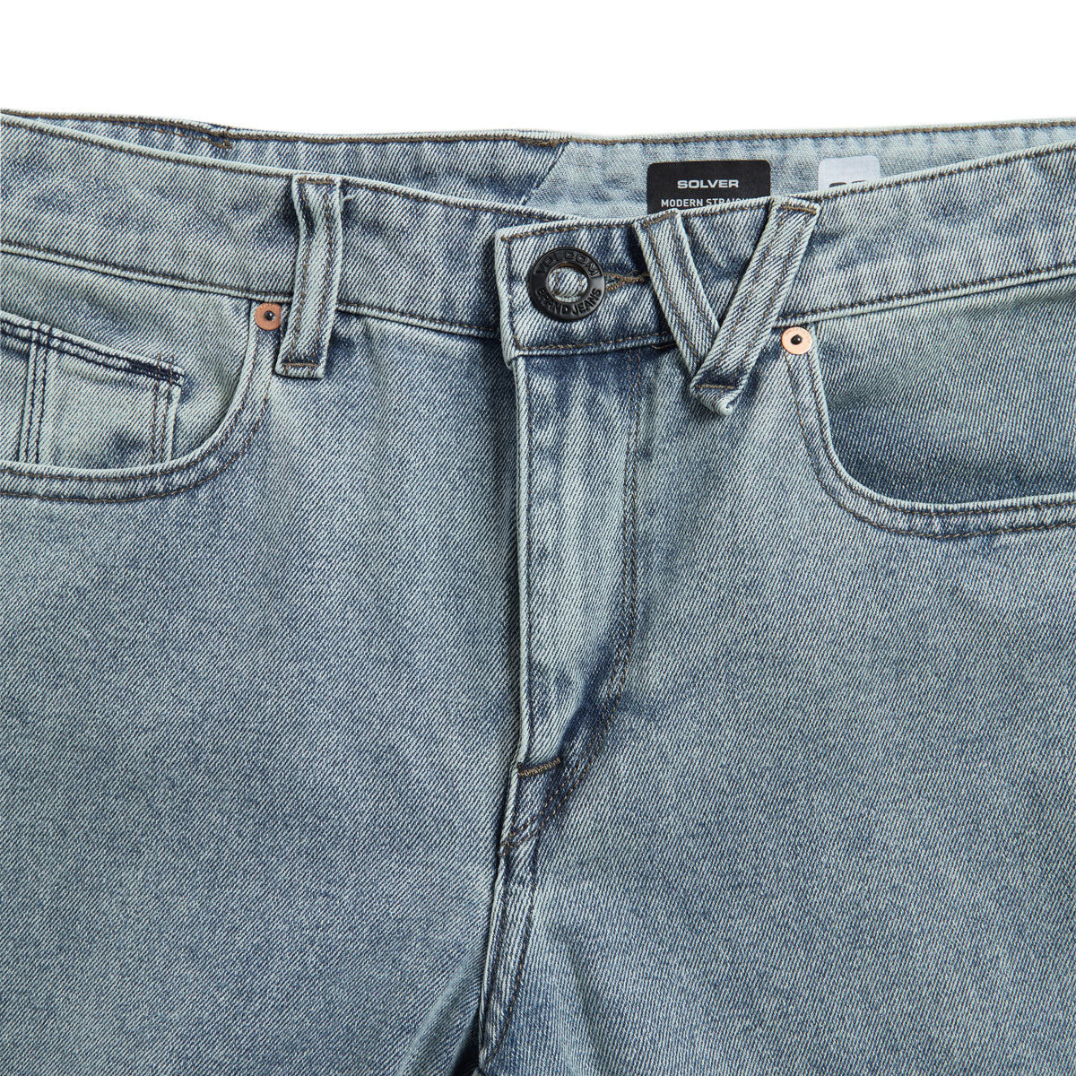Volcom Solver Denim Jeans - Dust Bowl Indigo image 5
