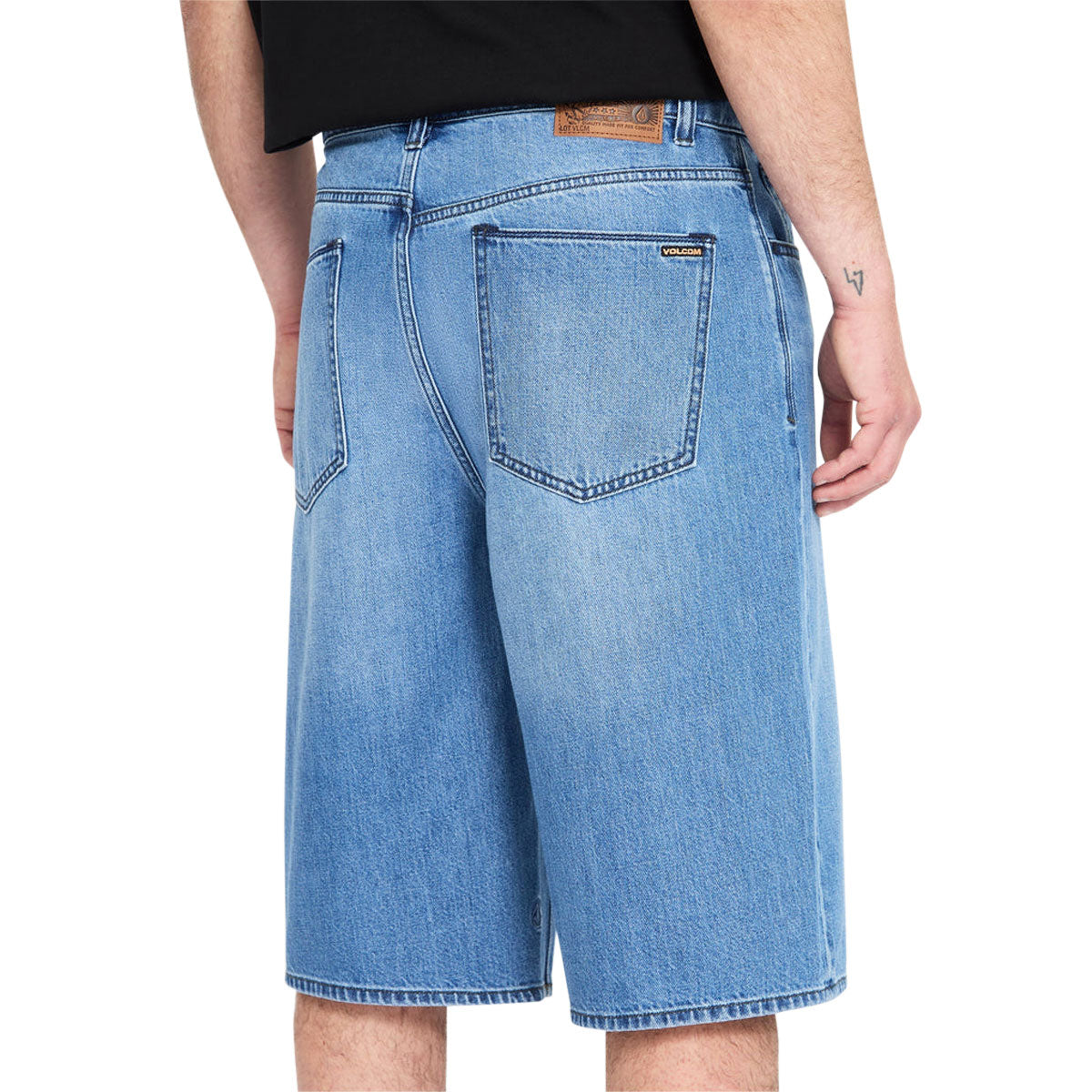 Volcom Chillow Denim 24 Shorts - Dirty Cowboy Blues image 5