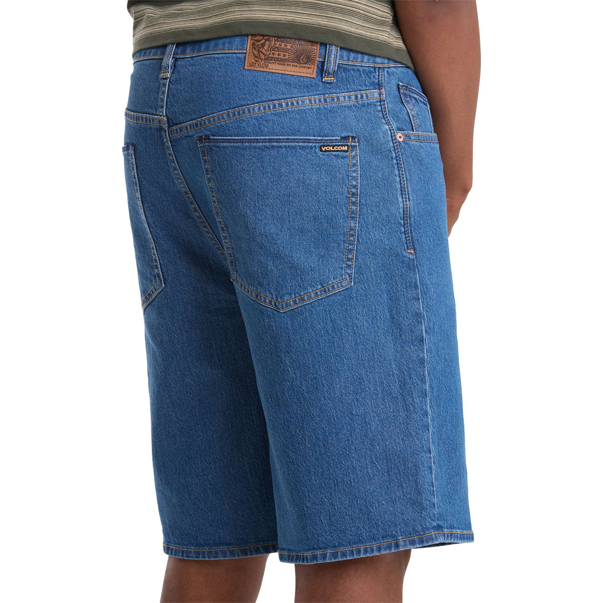Volcom Billow Denim 22 Shorts - Bold Blue image 5
