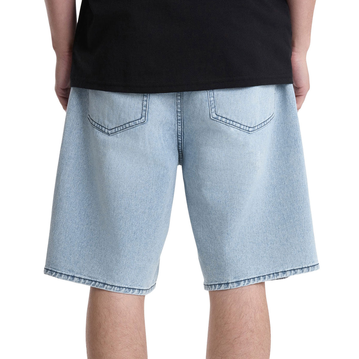 Volcom Billow Denim 22 Shorts - Dust Bowl Indigo image 3